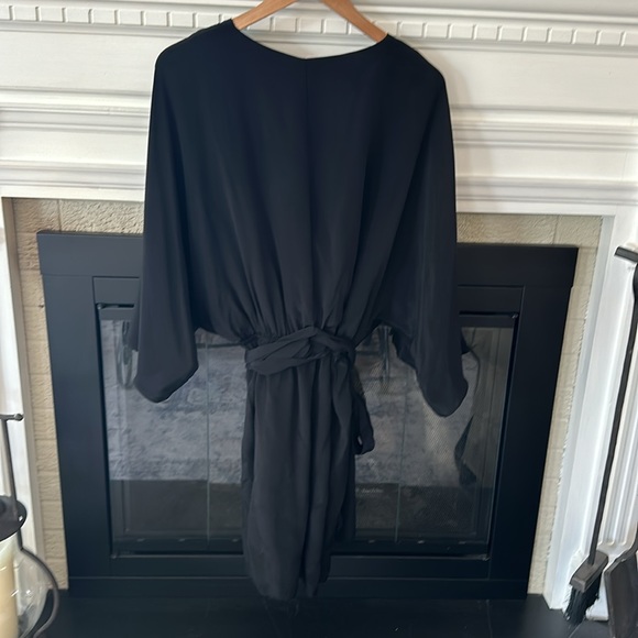 The Kooples new with no tags size large women wrap style black dress - Picture 5 of 8